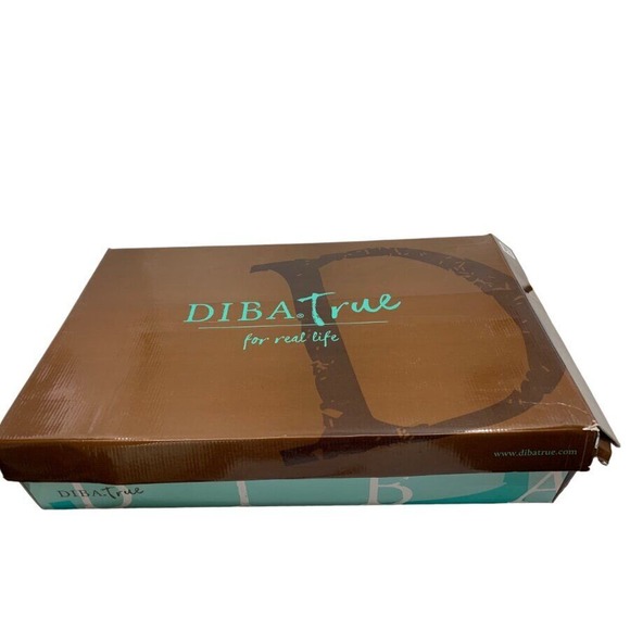 Diba True Do Brown Crocodile Knee High Boots Stacked Heel Pointed Toe 10M - Picture 10 of 11